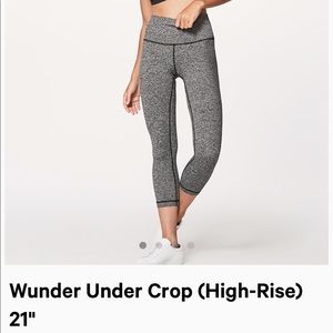 Lululemon cropped leggings